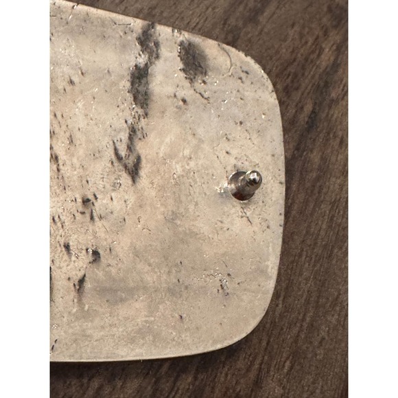 Vintage Belt Buckle Country Western Music Square Dance Silver Tone - Picture 10 of 11